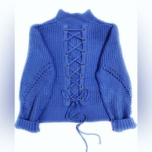 Blue Knit sweater